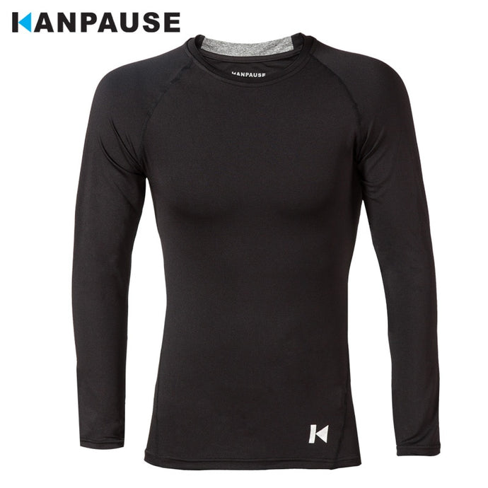 KANPAUSE Men's Tight Long Sleeve Training T-shirt